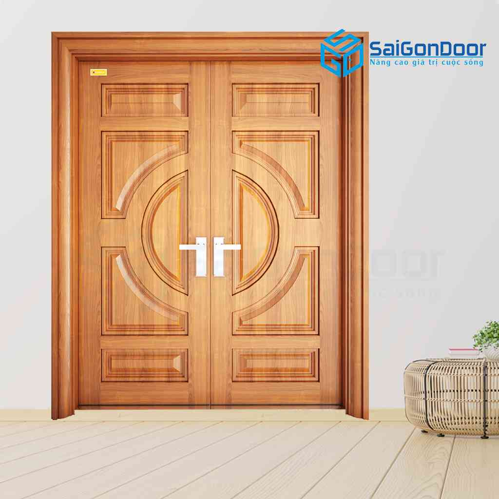 ទ្វារដែកថ្នាំកូតគ្រាប់ឈើ SGD 2H4-V3