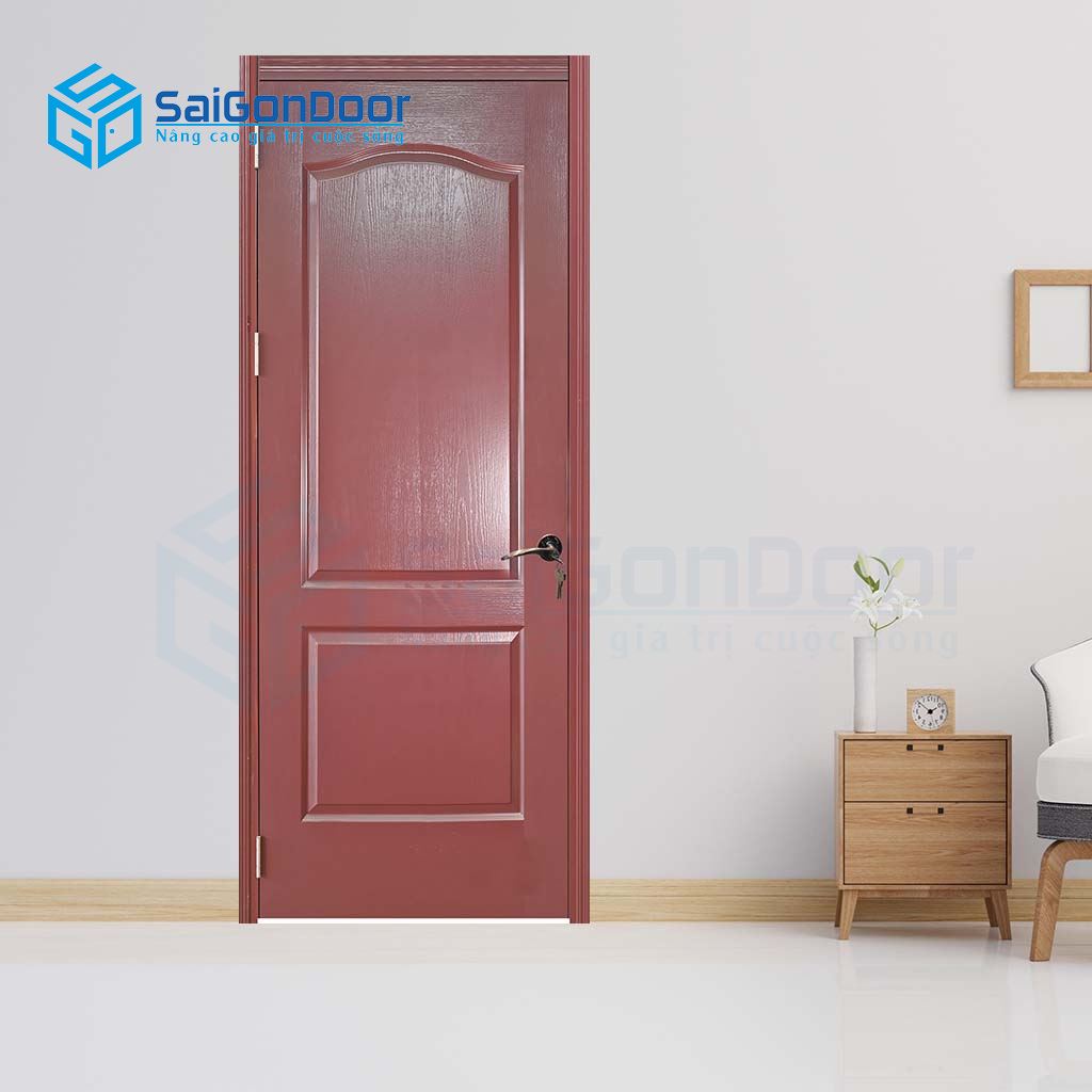 ទ្វារឈើថោក SGD HDF 2A-12