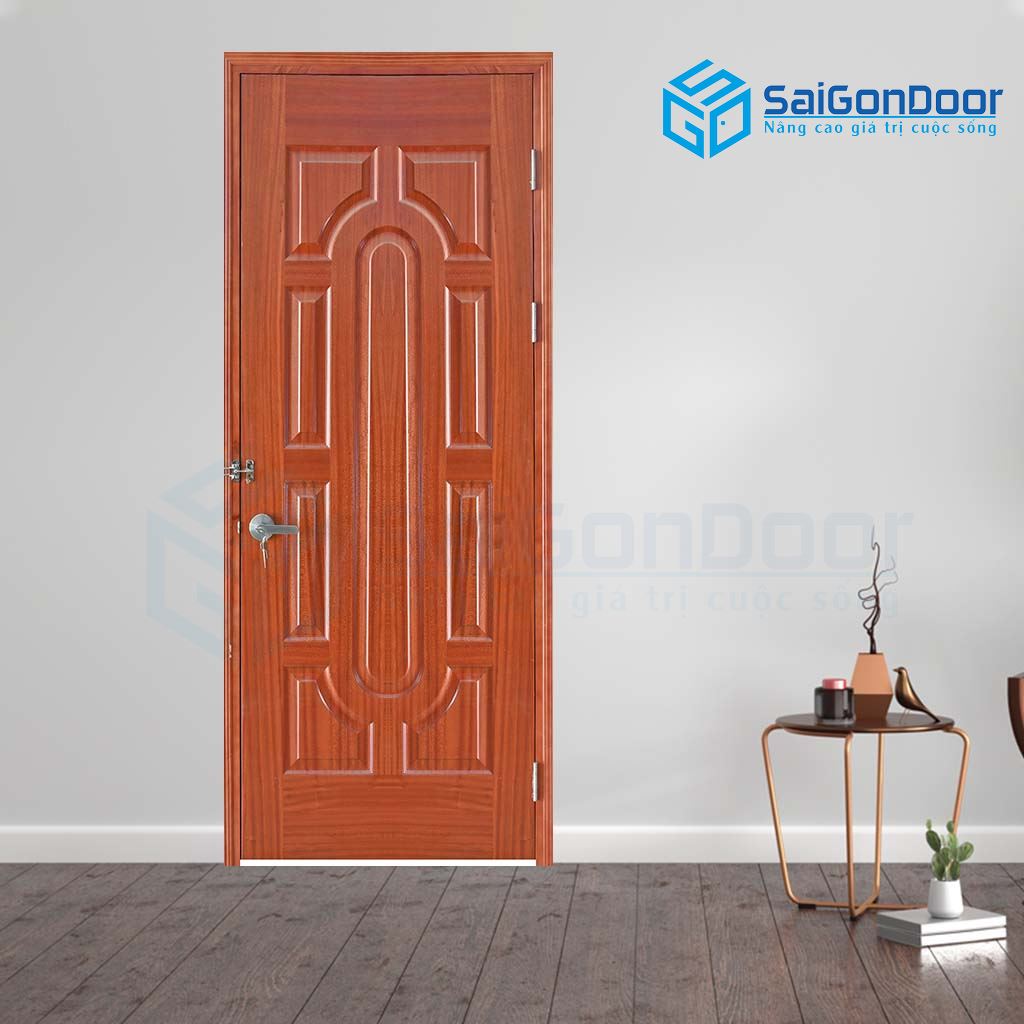 ទ្វារឈើប្រណីត SAIGONDOOR HDF Veneer 19-sapele