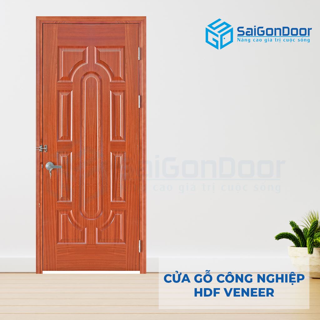 ទ្វារឈើឧស្សាហកម្ម HDF Veneer 19-xoan dao