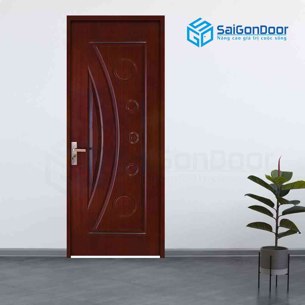 ទ្វារឈើឧស្សាហកម្ម HDF Veneer 1K cam xe