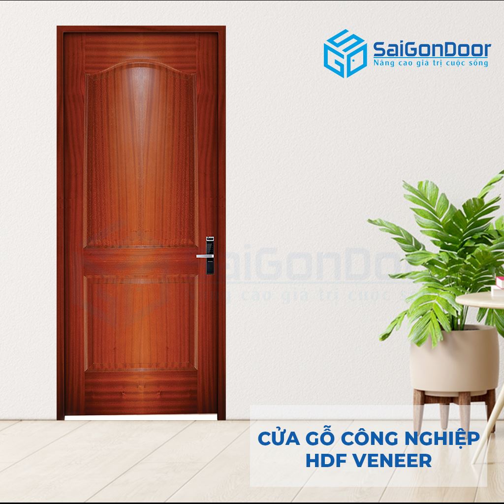 ទ្វារឈើឧស្សាហកម្ម HDF Veneer 2A-cam xe
