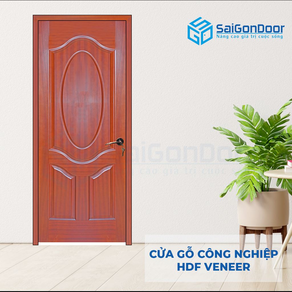 ទ្វារឈើឧស្សាហកម្ម HDF Veneer 3A-cam xe