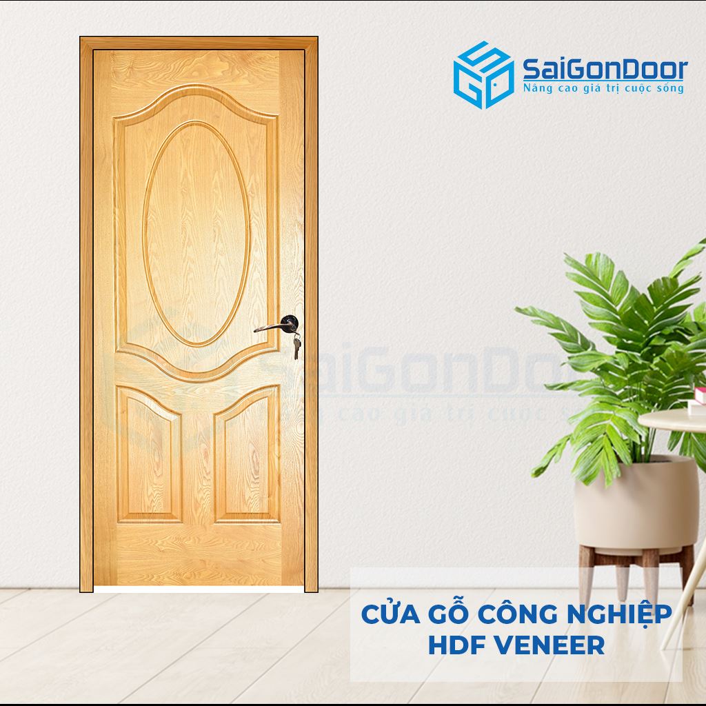 ទ្វារឈើឧស្សាហកម្ម HDF Veneer 3A-soi