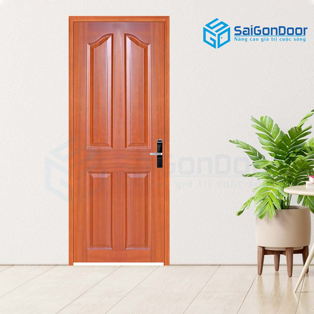 ទ្វារឈើប្រណីត SAIGONDOOR HDF Veneer 4A-sapele