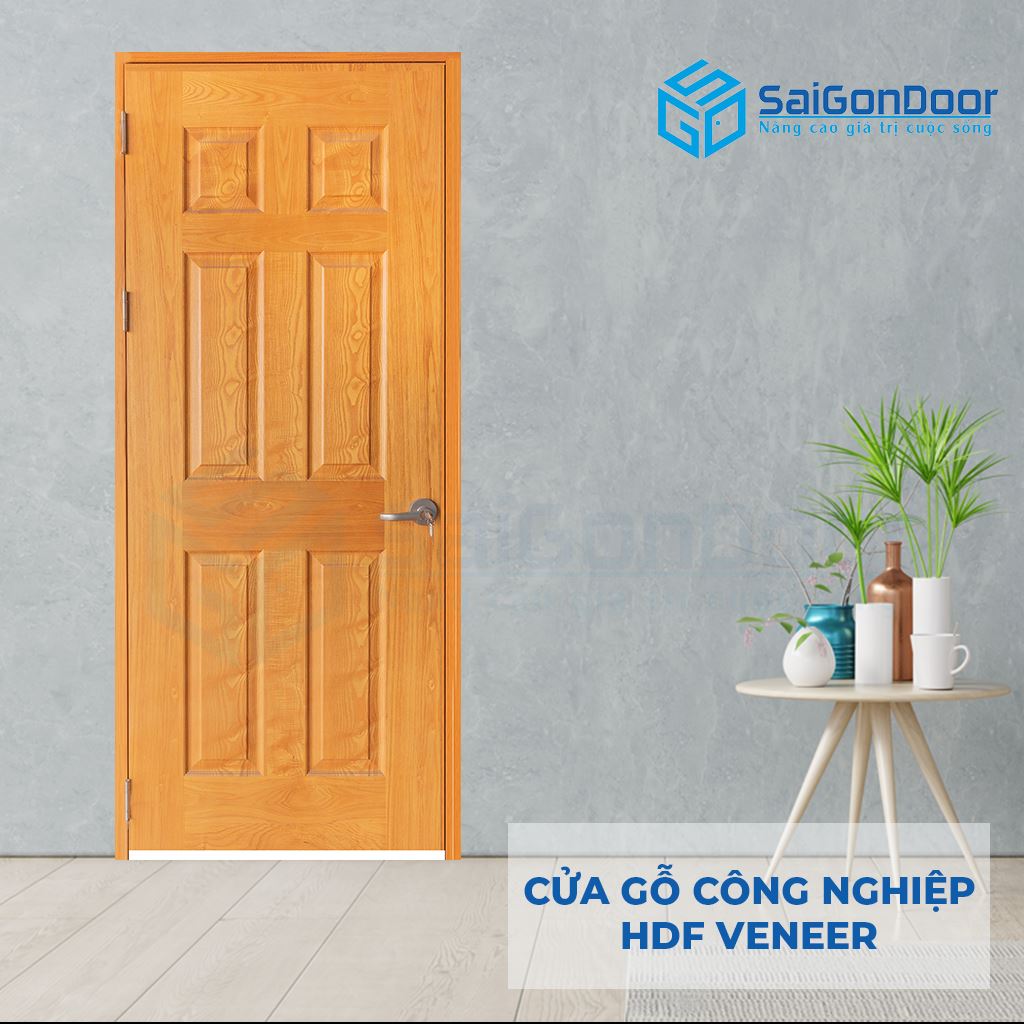 ទ្វារឈើឧស្សាហកម្ម HDF Veneer 6A-soi