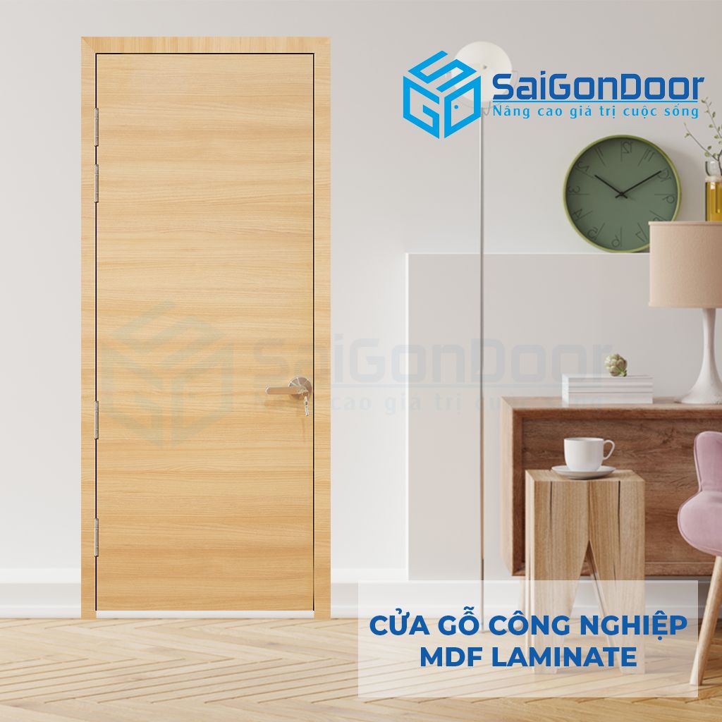 ទ្វារឈើឧស្សាហកម្ម MDF LAMINATE P1 van ngang