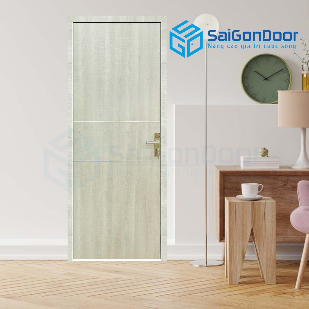 បន្ទប់គេងទ្វារឈើ PN MDF Melamine P1R2n