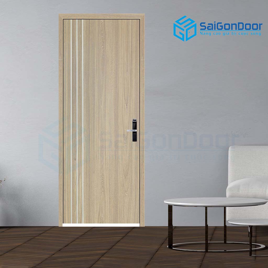 ទ្វារឈើប្រណីត SAIGONDOOR MDF Melamine P1R3 2302
