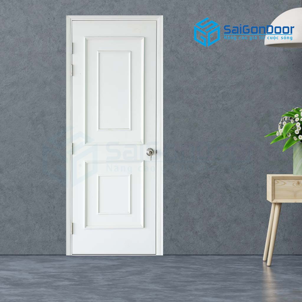 ទ្វារឈើទៅបង្គន់ MDF Veneer O4-C1 phao chi noi