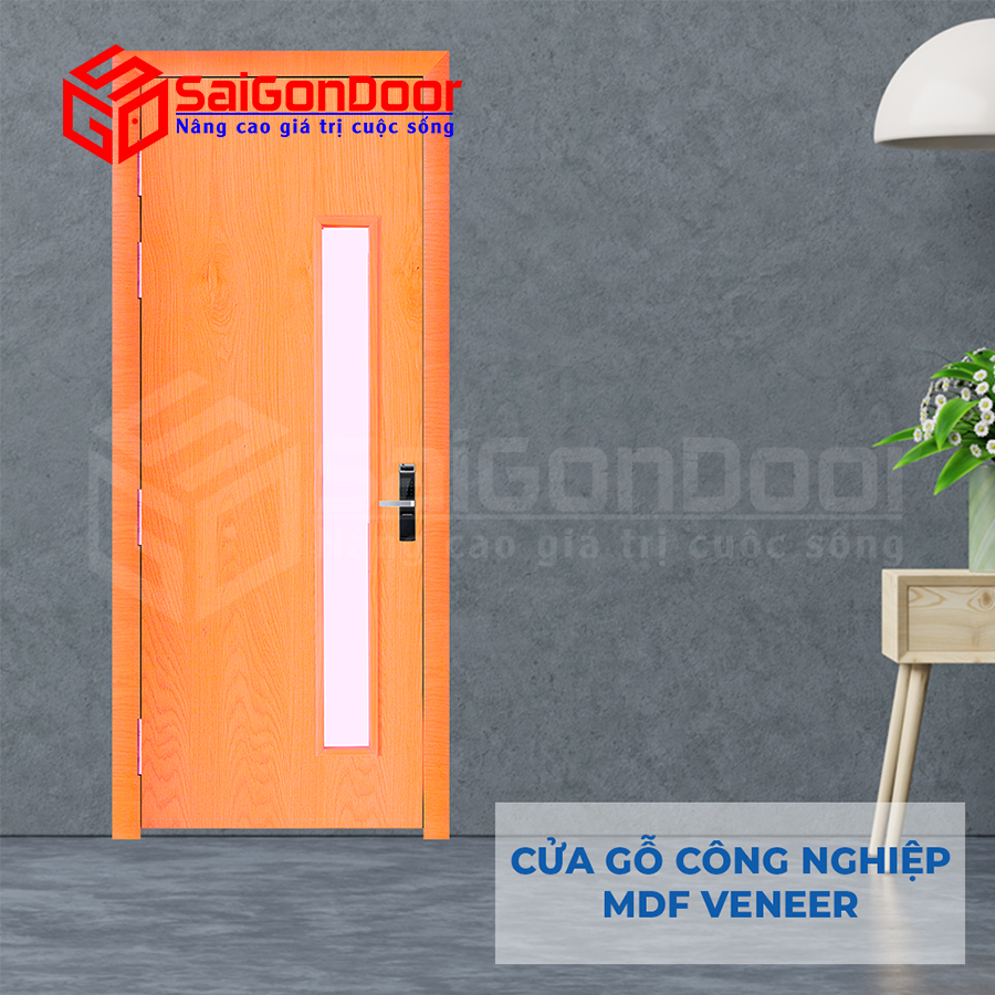 ទ្វារឈើ MDF Veneer P1GL