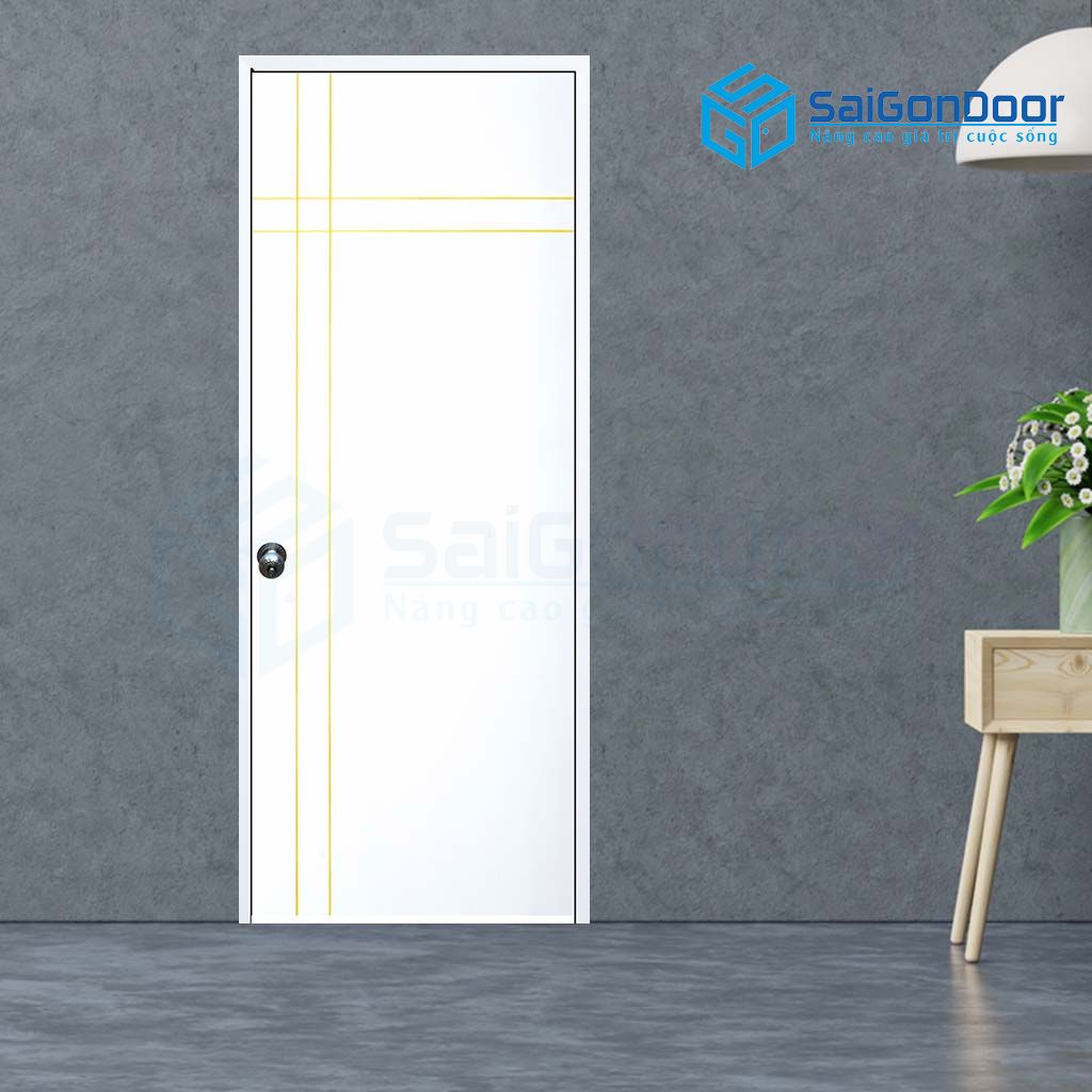 ទ្វារឈើទៅបង្គន់ MDF Veneer P1R4a-C1