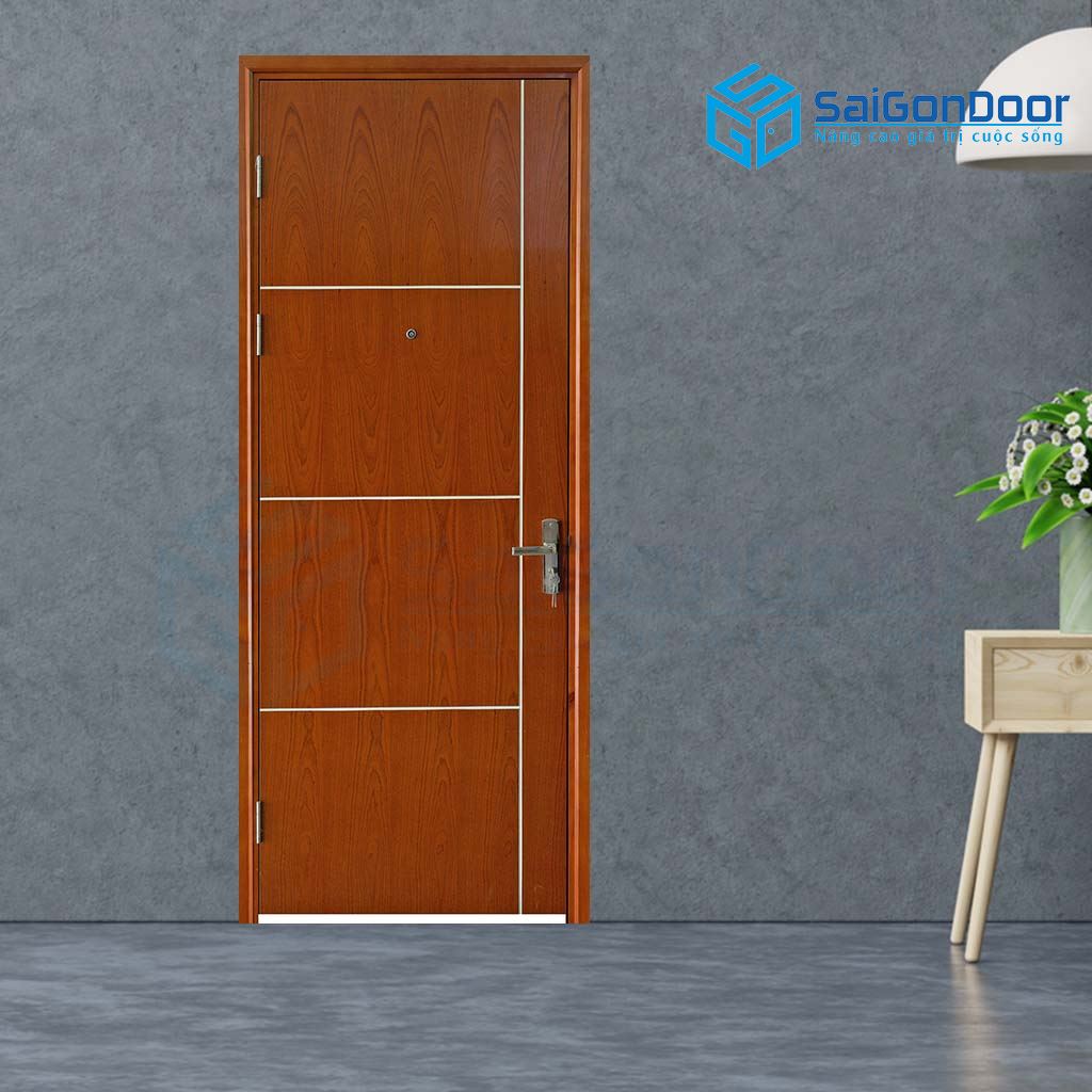 ទ្វារឈើប្រណីត SAIGONDOOR MDF Veneer P1R4b Cam xe