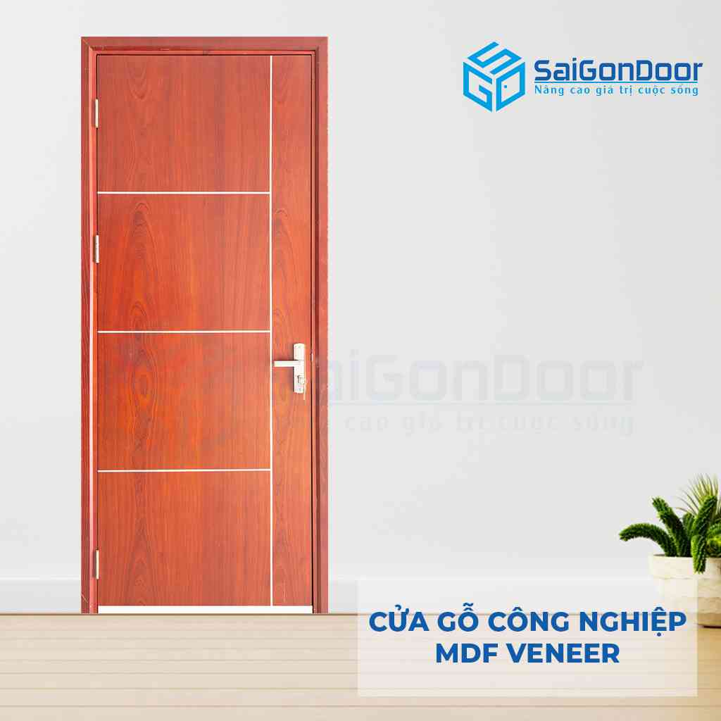 ទ្វារឈើឧស្សាហកម្ម MDF Veneer P1R4b xoan dao (4)