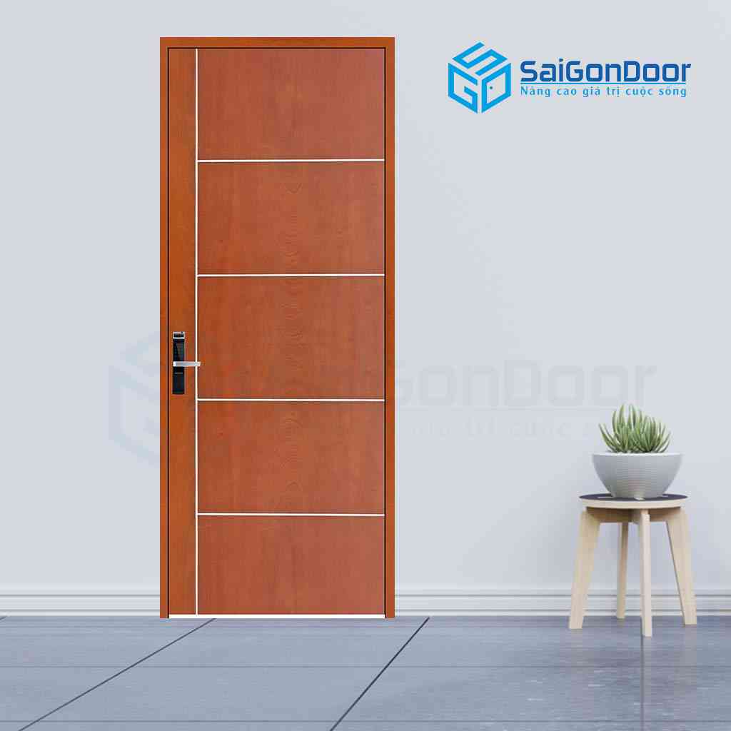 ទ្វារឈើឧស្សាហកម្ម MDF Veneer P1R5 xoan dao (4)