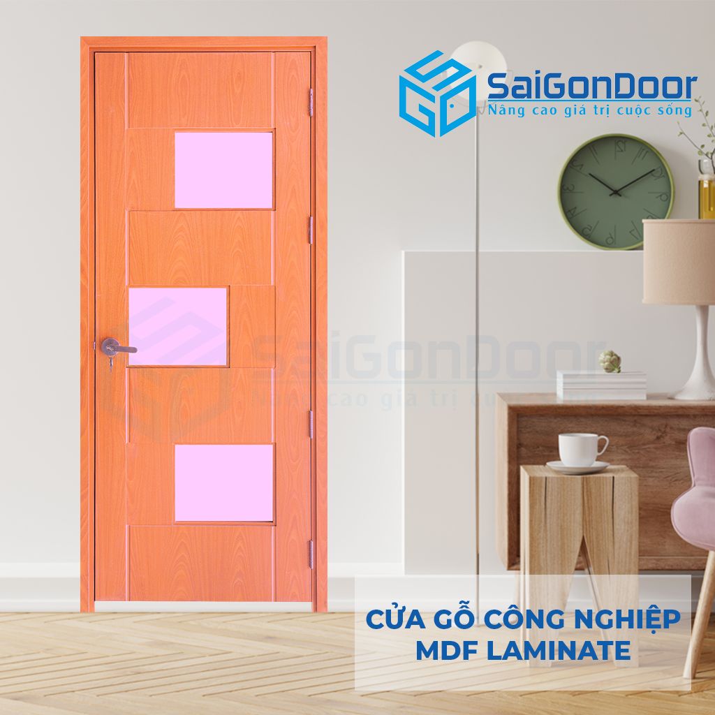 ទ្វារឈើឧស្សាហកម្ម MDF LAMINATE P1G3-ash