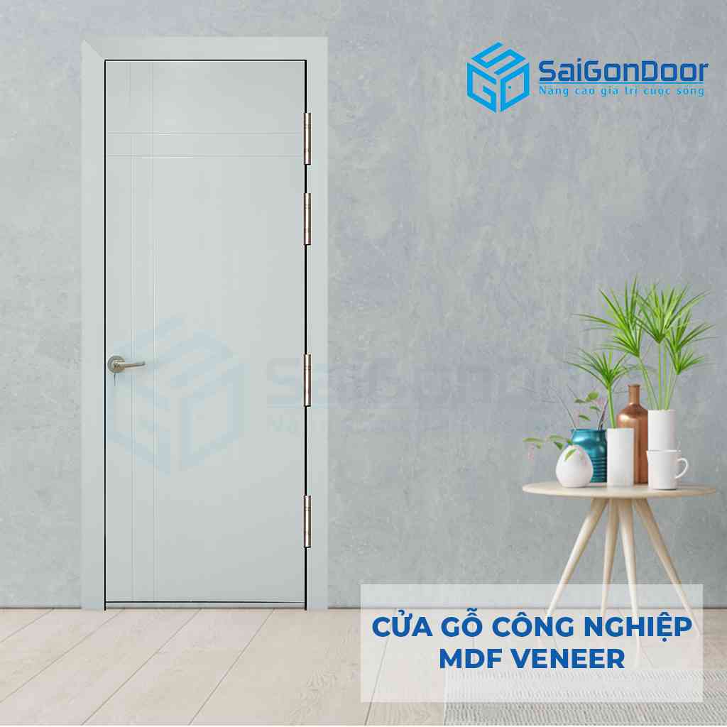 ទ្វារឈើឧស្សាហកម្ម MDF Veneer P1R4 -C1