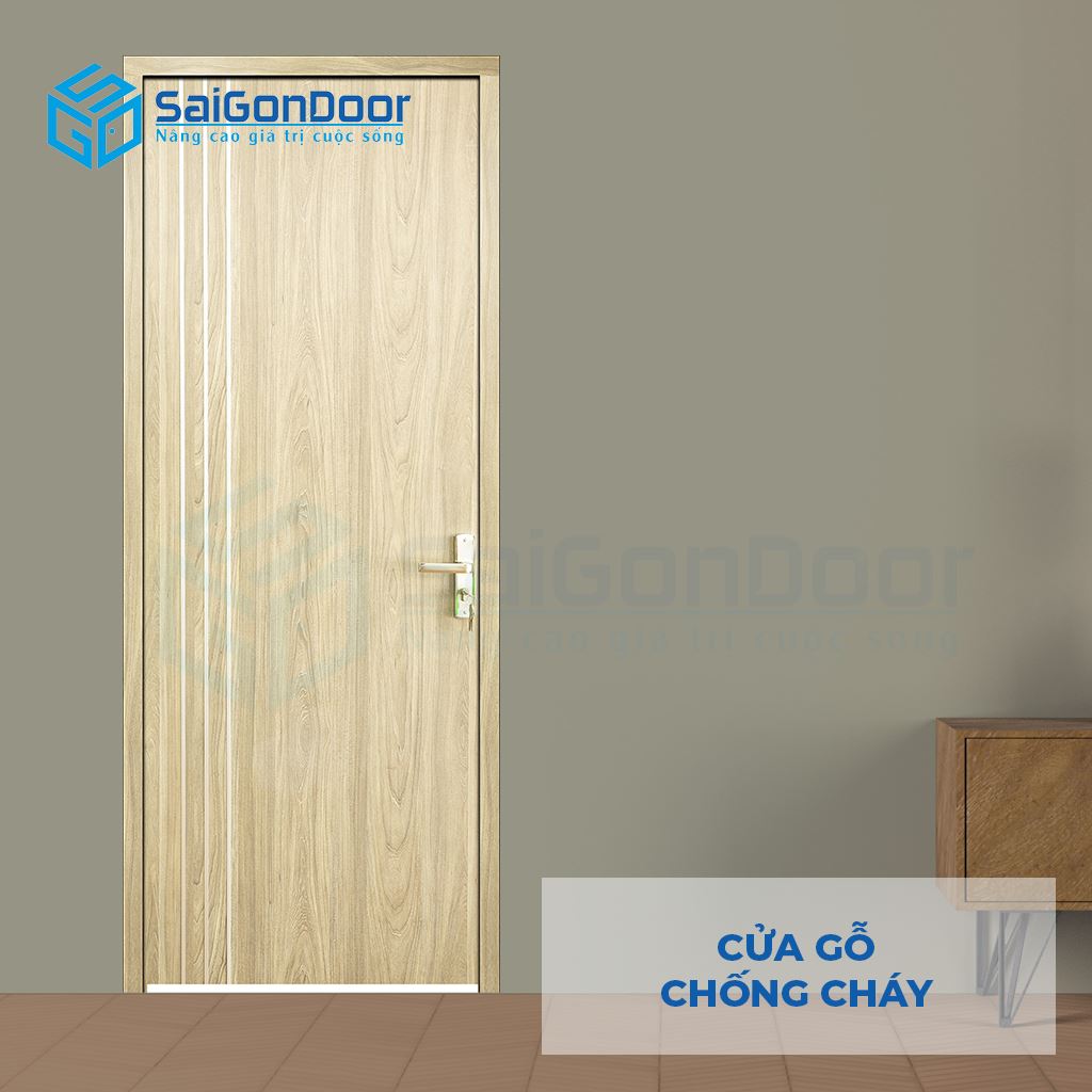 ទ្វារឈើសម្រាប់ការពារភ្លើង GCC MDF Laminate P1R2 23029
