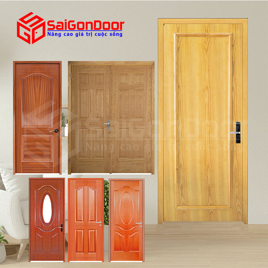 ទ្វារឈើឧស្សាហកម្ម HDF tạo nên sự sang trọng, đẳng cấp
