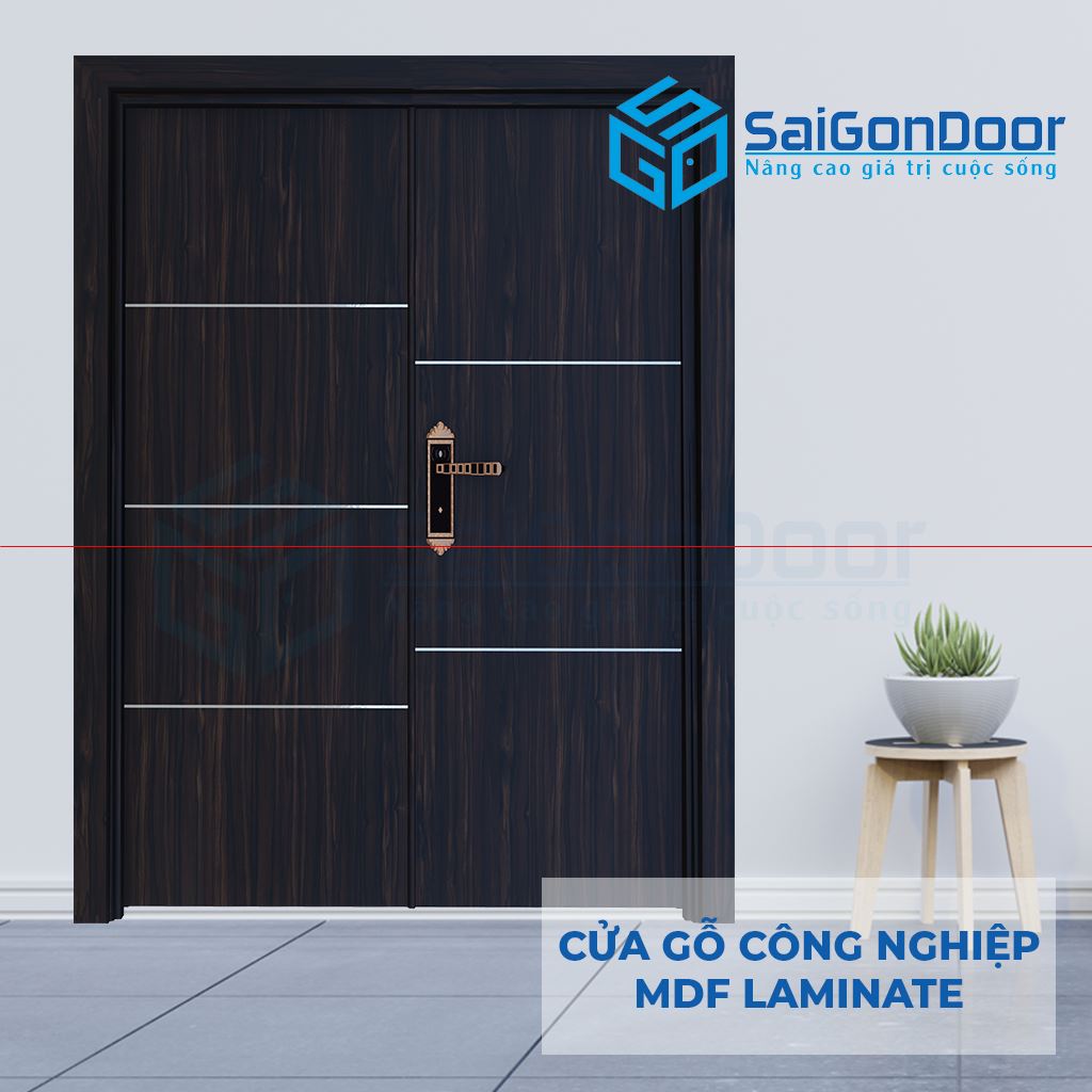 ទ្វារឈើឧស្សាហកម្ម MDF LAMINATE 2P1R5s