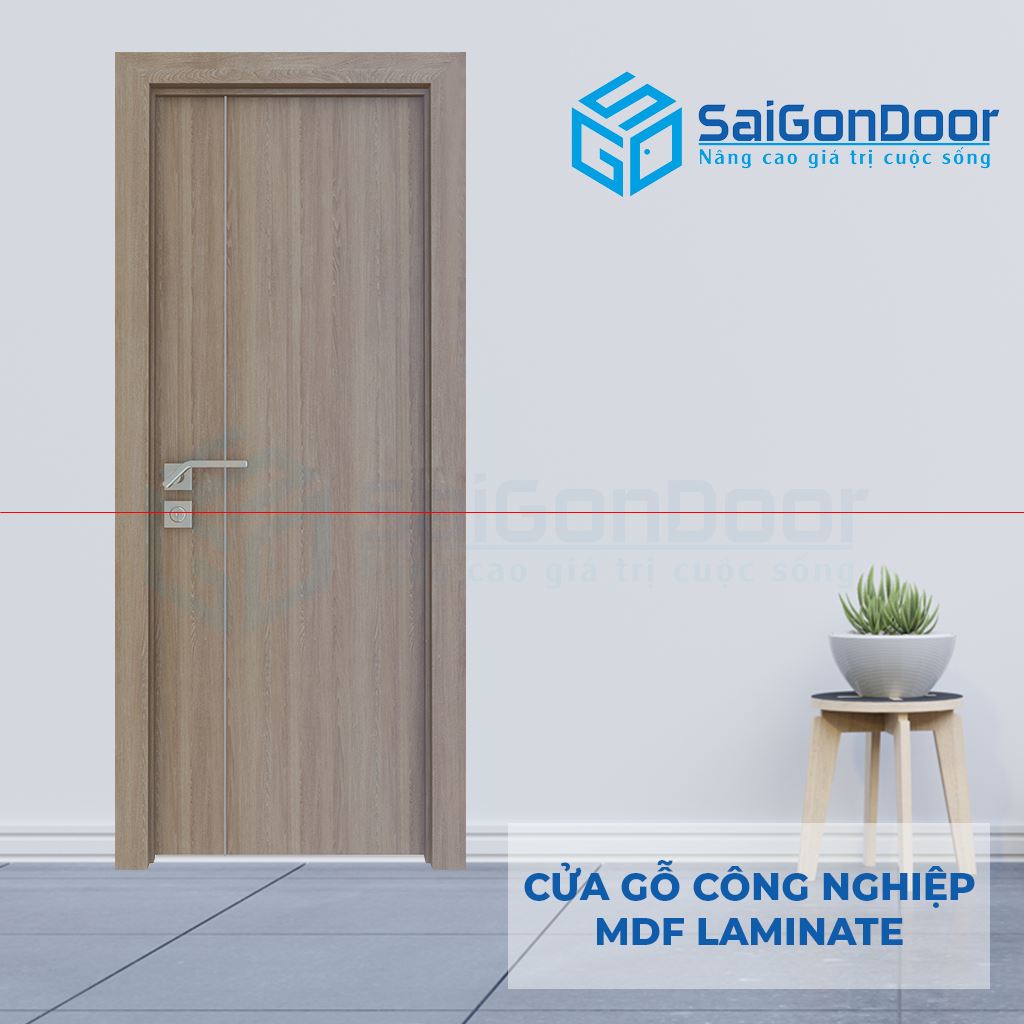 ទ្វារឈើឧស្សាហកម្ម MDF LAMINATE P1R1