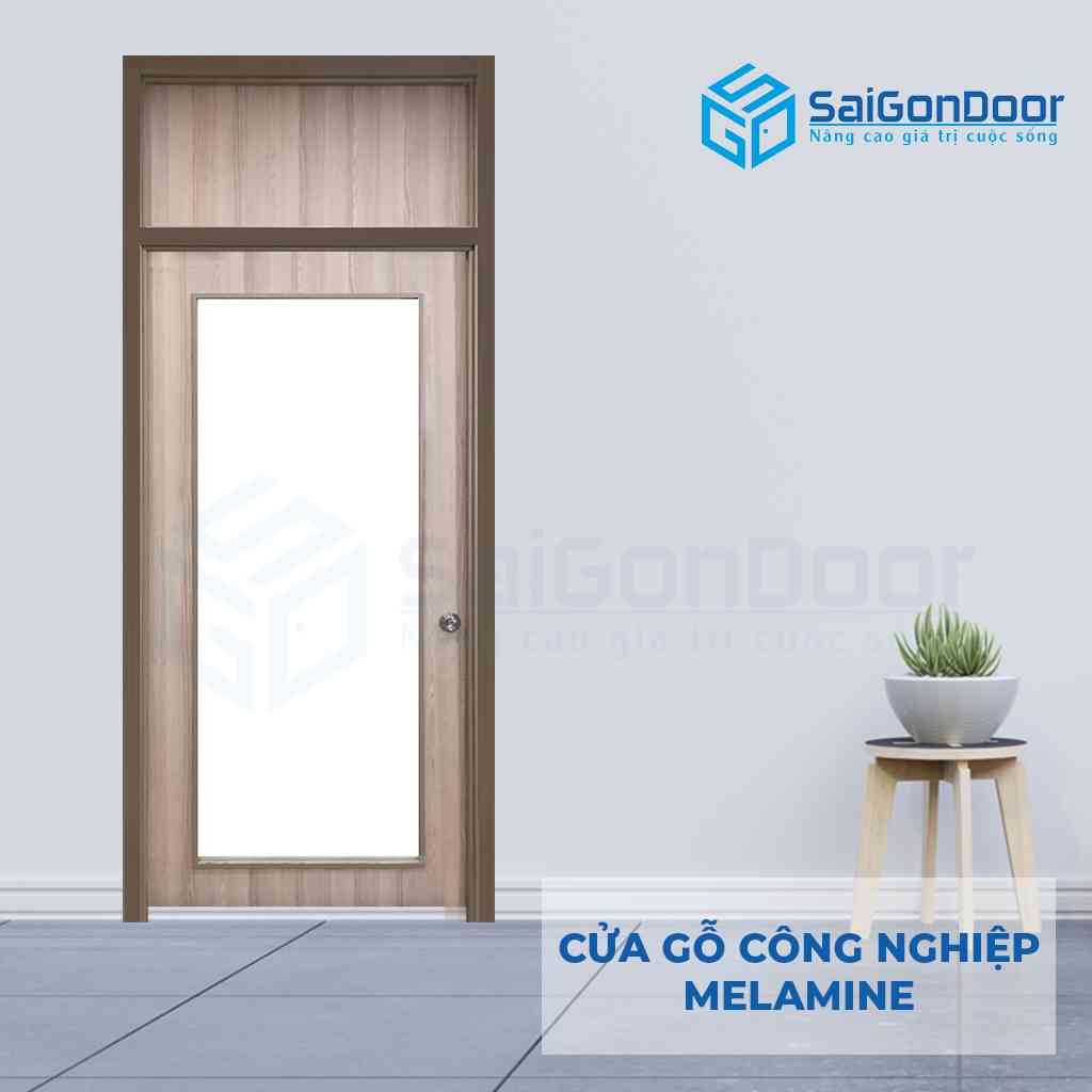 ទ្វារឈើឧស្សាហកម្ម MDF Melamine P1G1 FIX