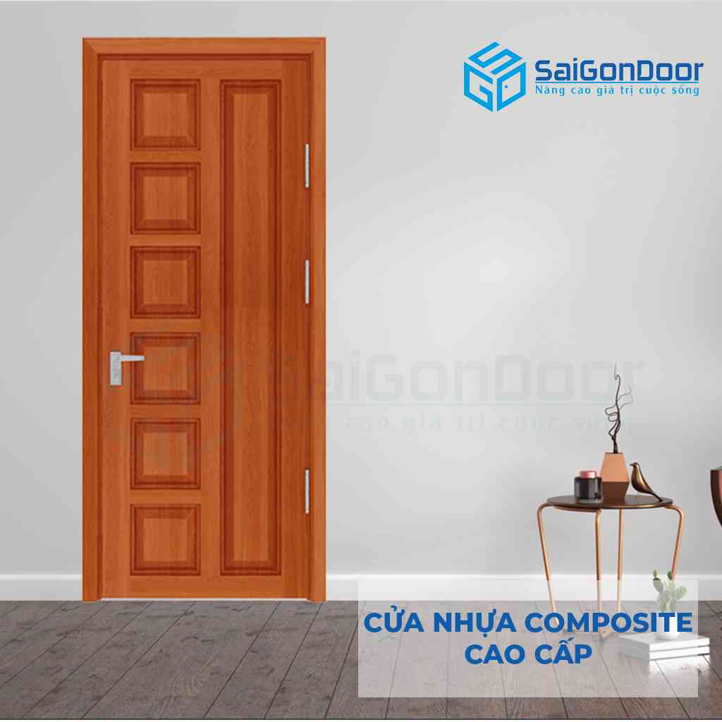 ទ្វារផ្លាស្ទិច Composite 6B sapele (1)