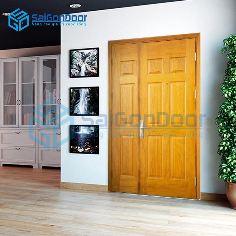 ទ្វារឈើ HDF Veneer MBC.V9B-ASK