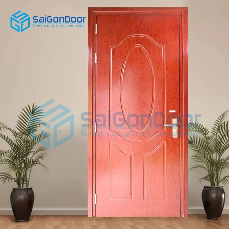 ទ្វារឈើ HDF Veneer V3A-Sapele