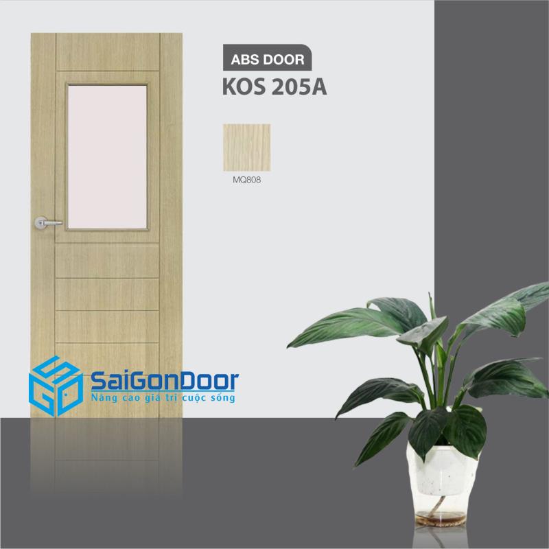 ទ្វារផ្លាស្ទិច ABS កូរ៉េ KOS 205A
