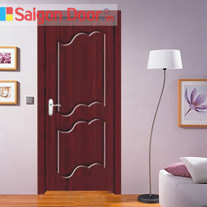 ទ្វារឈើប្រណីត PVC 1032