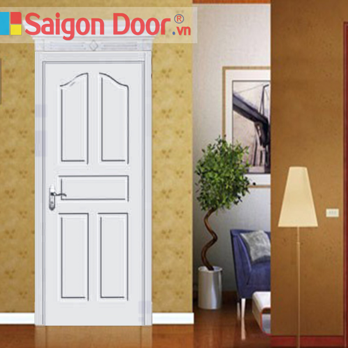 ទ្វារឈើប្រណីត PVC 1068