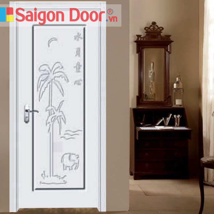 ទ្វារឈើប្រណីត PVC 1111