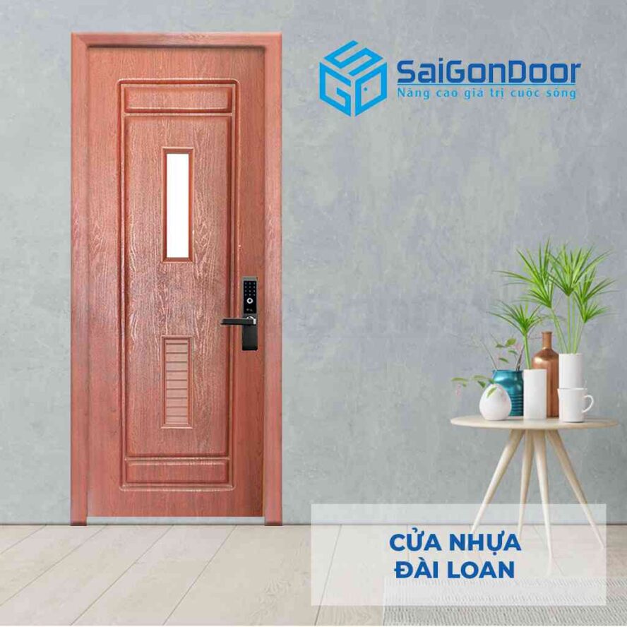 Cửa nhựa Đài Loan làm cửa thông phòng là một dòng cửa mới xuất hiện trên thị trường