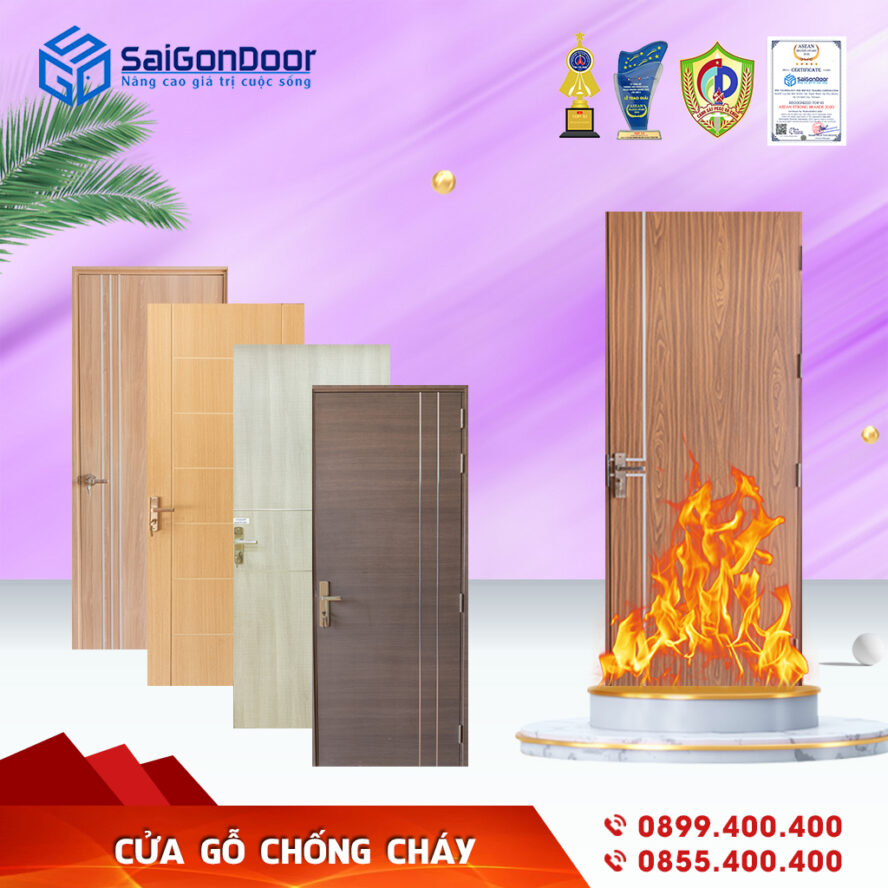 Báo giá cửa thoát hiểm bằng gỗ