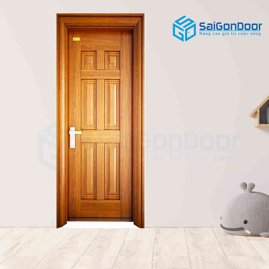 Cửa thép vân gỗ chống cháy 1H2