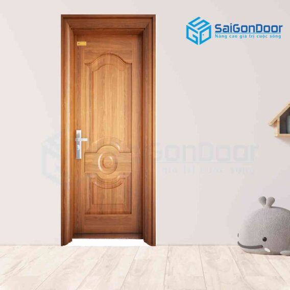 Mẫu  Cửa thép vân gỗ 1H6